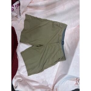 Men's Khaki Shorts size 38‎ Stretch Comfort Nylon/Spandex 10.5" inseam CHAPS 125